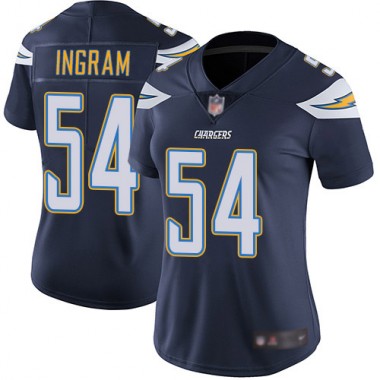 Los Angeles Chargers NFL Football Melvin Ingram Navy Blue Jersey Women Limited  #54 Home Vapor Untouchable->los angeles chargers->NFL Jersey